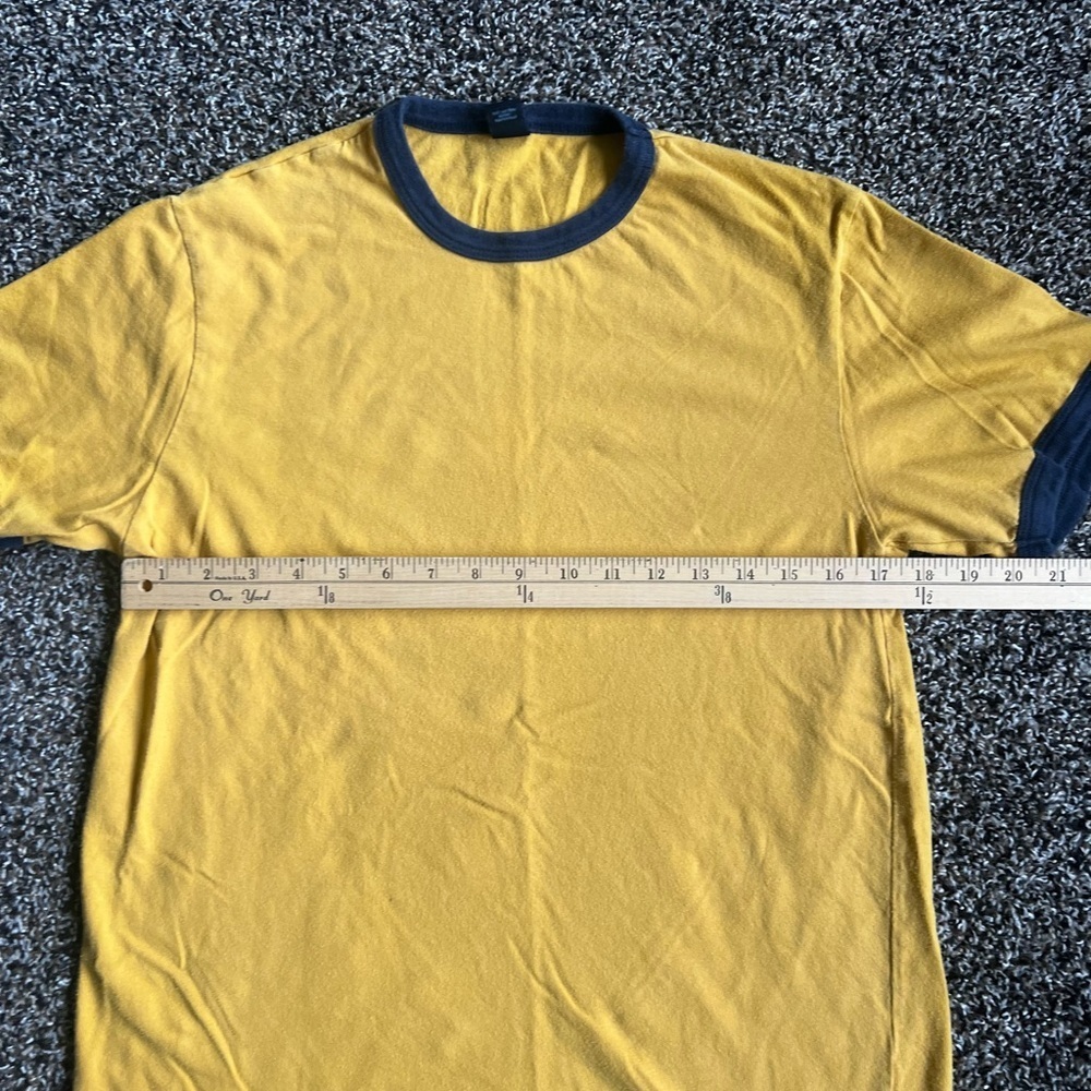 GAP Mustard Tee with Navy trim - Picture 6 of 7